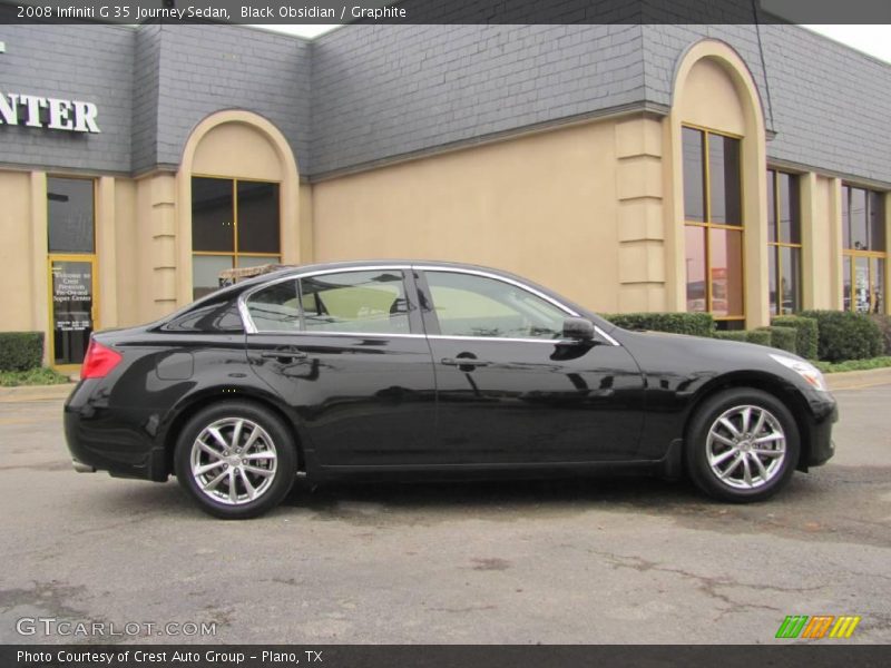 Black Obsidian / Graphite 2008 Infiniti G 35 Journey Sedan