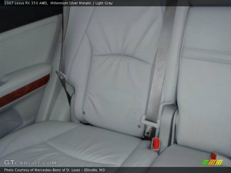Millennium Silver Metallic / Light Gray 2007 Lexus RX 350 AWD
