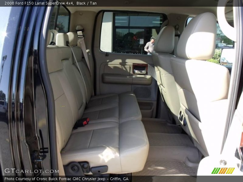 Black / Tan 2008 Ford F150 Lariat SuperCrew 4x4