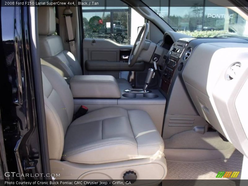 Black / Tan 2008 Ford F150 Lariat SuperCrew 4x4