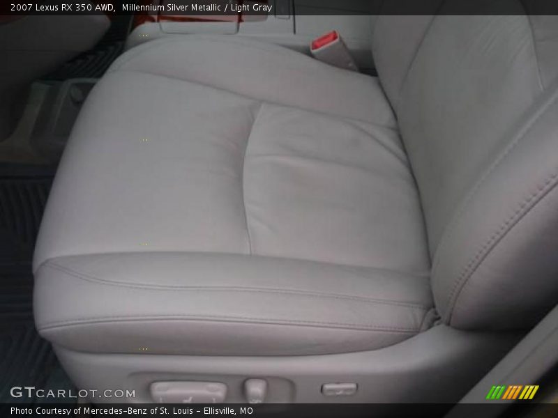 Millennium Silver Metallic / Light Gray 2007 Lexus RX 350 AWD