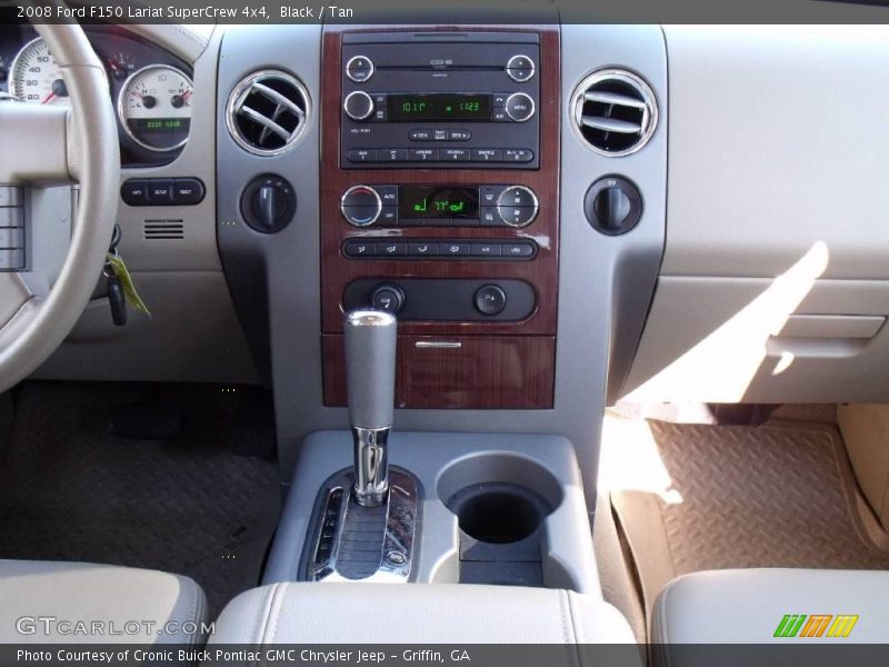 Black / Tan 2008 Ford F150 Lariat SuperCrew 4x4