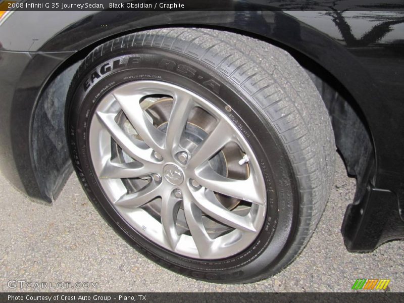 Black Obsidian / Graphite 2008 Infiniti G 35 Journey Sedan