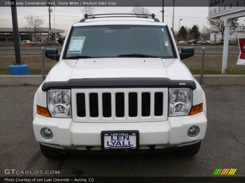 Stone White / Medium Slate Gray 2006 Jeep Commander 4x4
