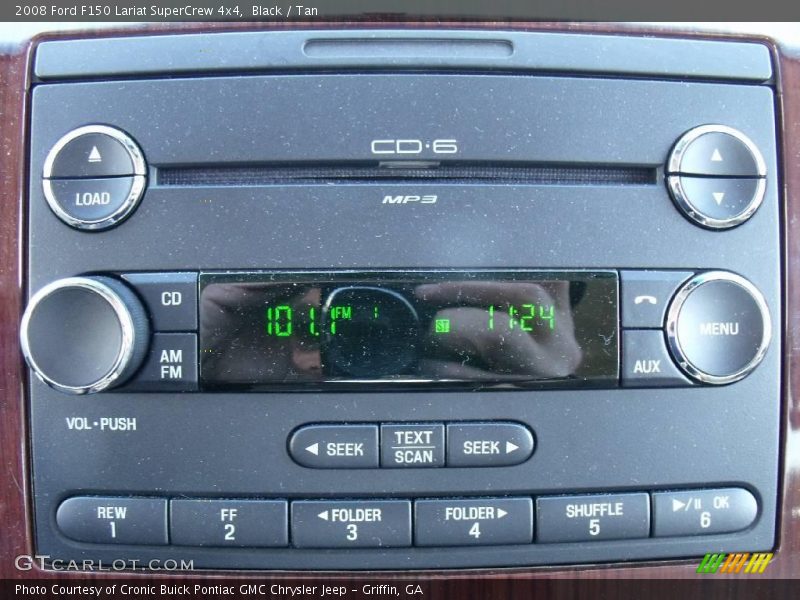 Black / Tan 2008 Ford F150 Lariat SuperCrew 4x4