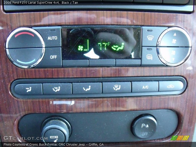 Black / Tan 2008 Ford F150 Lariat SuperCrew 4x4