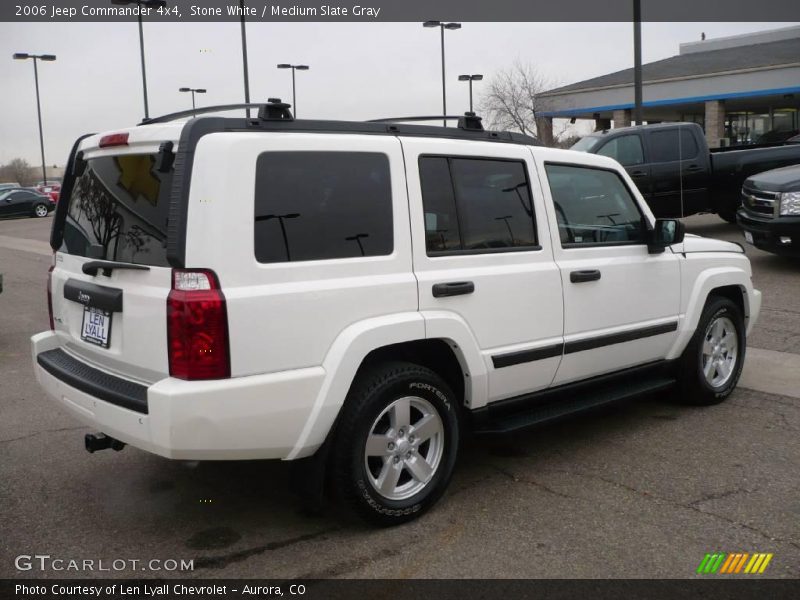 Stone White / Medium Slate Gray 2006 Jeep Commander 4x4