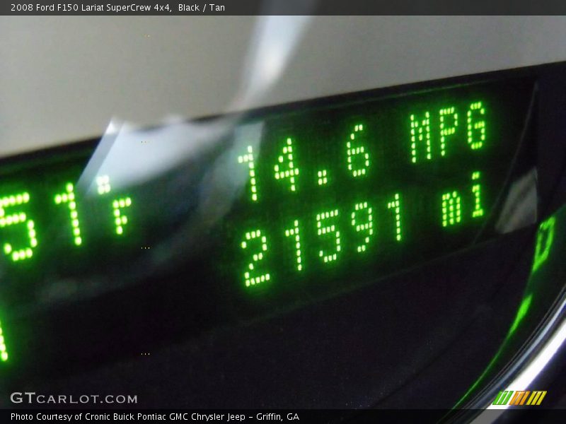 Black / Tan 2008 Ford F150 Lariat SuperCrew 4x4