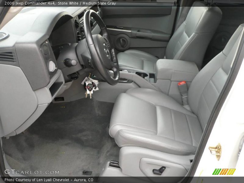 Stone White / Medium Slate Gray 2006 Jeep Commander 4x4
