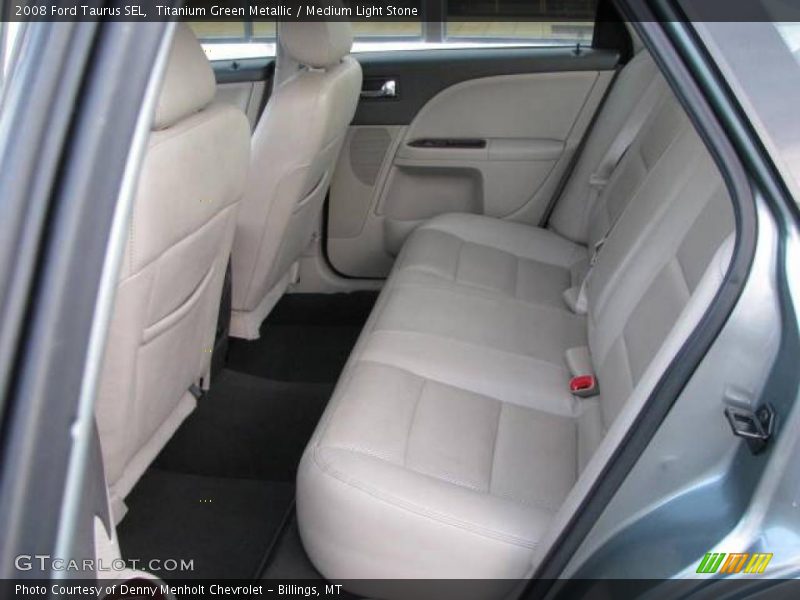 Titanium Green Metallic / Medium Light Stone 2008 Ford Taurus SEL
