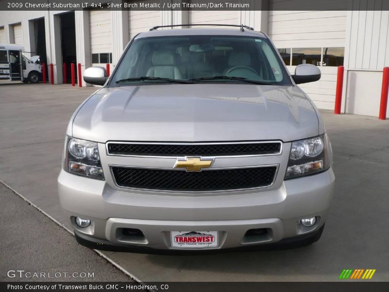 Silver Birch Metallic / Light Titanium/Dark Titanium 2009 Chevrolet Suburban LT 4x4