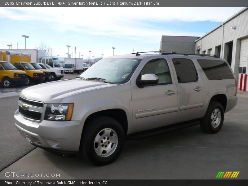 Silver Birch Metallic / Light Titanium/Dark Titanium 2009 Chevrolet Suburban LT 4x4