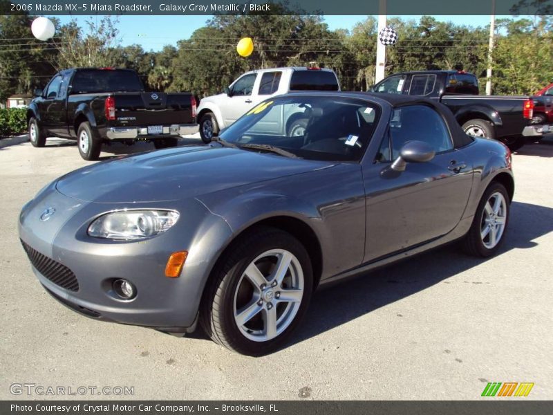 Galaxy Gray Metallic / Black 2006 Mazda MX-5 Miata Roadster