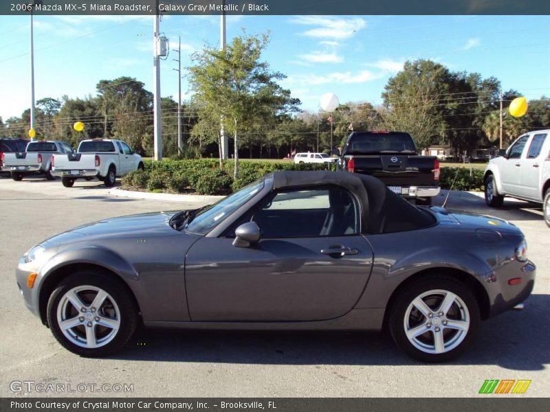 Galaxy Gray Metallic / Black 2006 Mazda MX-5 Miata Roadster