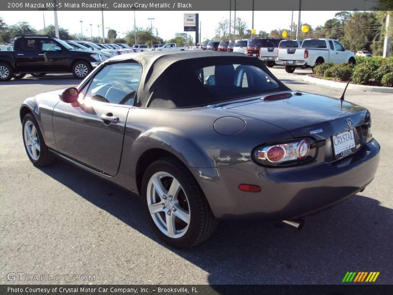 Galaxy Gray Metallic / Black 2006 Mazda MX-5 Miata Roadster