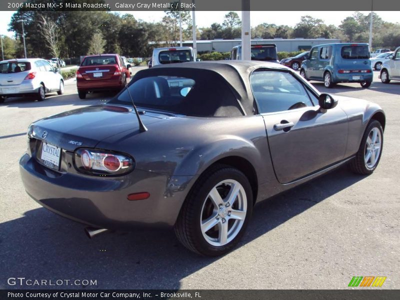 Galaxy Gray Metallic / Black 2006 Mazda MX-5 Miata Roadster