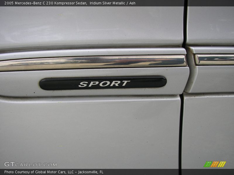 Iridium Silver Metallic / Ash 2005 Mercedes-Benz C 230 Kompressor Sedan