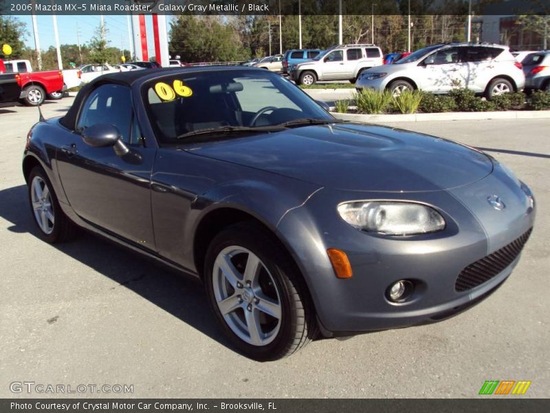 Galaxy Gray Metallic / Black 2006 Mazda MX-5 Miata Roadster