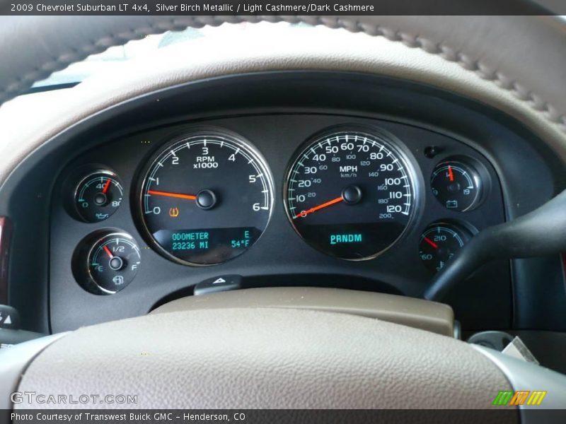 Silver Birch Metallic / Light Cashmere/Dark Cashmere 2009 Chevrolet Suburban LT 4x4