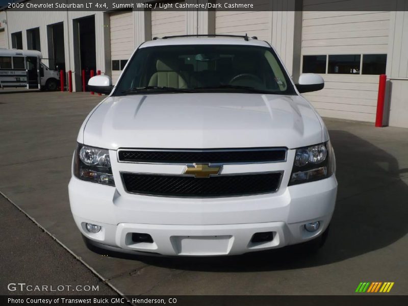 Summit White / Light Cashmere/Dark Cashmere 2009 Chevrolet Suburban LT 4x4
