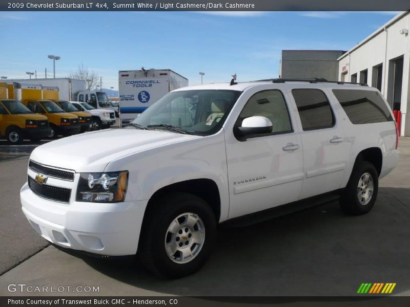 Summit White / Light Cashmere/Dark Cashmere 2009 Chevrolet Suburban LT 4x4