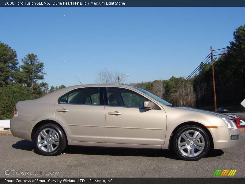 Dune Pearl Metallic / Medium Light Stone 2008 Ford Fusion SEL V6