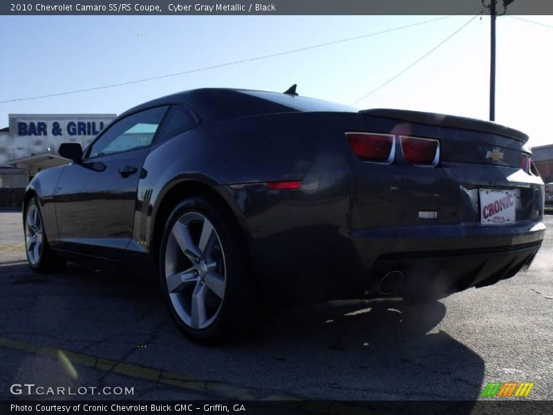 Cyber Gray Metallic / Black 2010 Chevrolet Camaro SS/RS Coupe