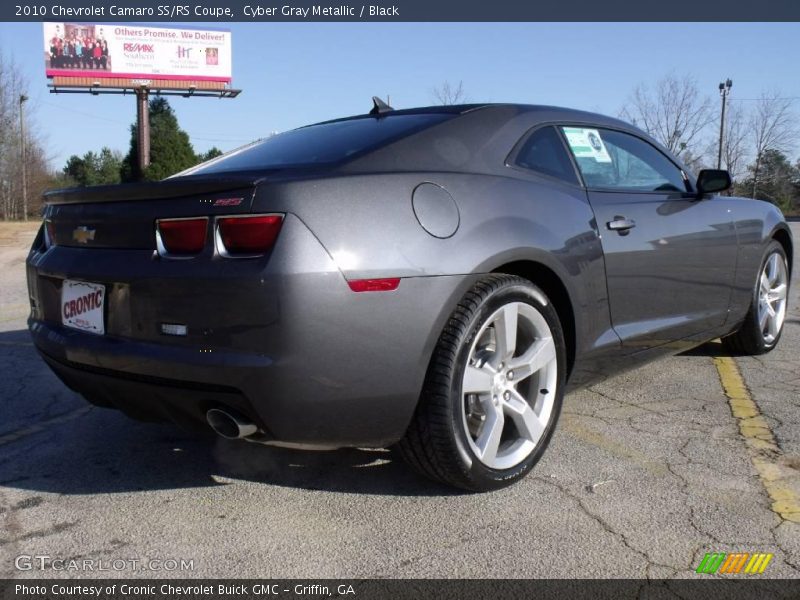 Cyber Gray Metallic / Black 2010 Chevrolet Camaro SS/RS Coupe