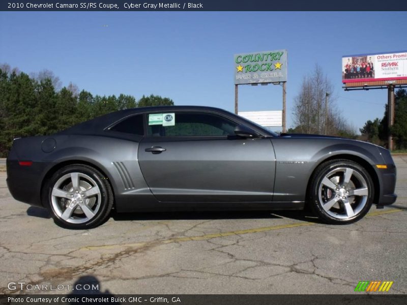 Cyber Gray Metallic / Black 2010 Chevrolet Camaro SS/RS Coupe