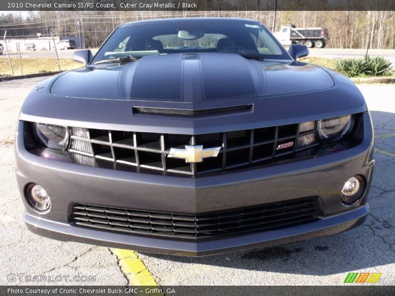 Cyber Gray Metallic / Black 2010 Chevrolet Camaro SS/RS Coupe