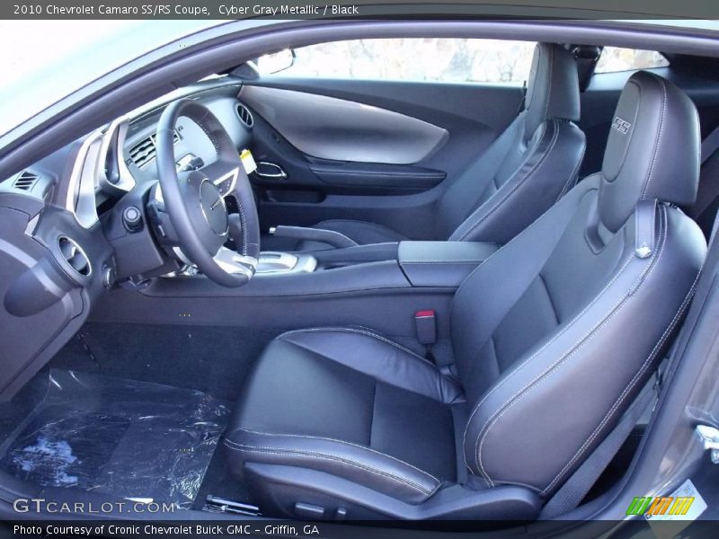 Cyber Gray Metallic / Black 2010 Chevrolet Camaro SS/RS Coupe