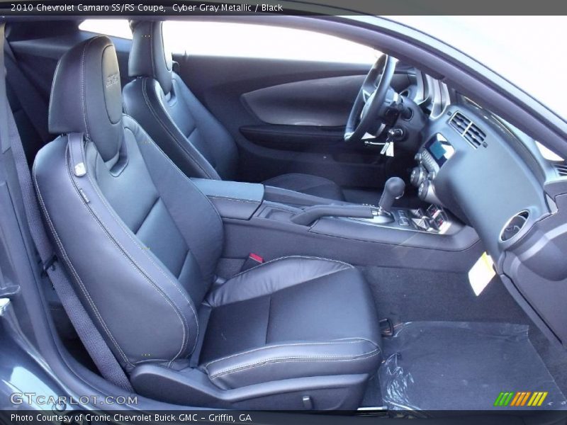 Cyber Gray Metallic / Black 2010 Chevrolet Camaro SS/RS Coupe
