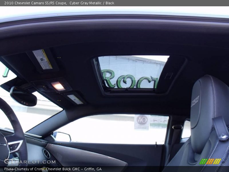 Cyber Gray Metallic / Black 2010 Chevrolet Camaro SS/RS Coupe