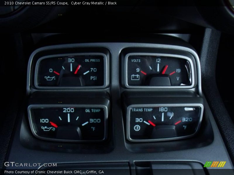 Cyber Gray Metallic / Black 2010 Chevrolet Camaro SS/RS Coupe