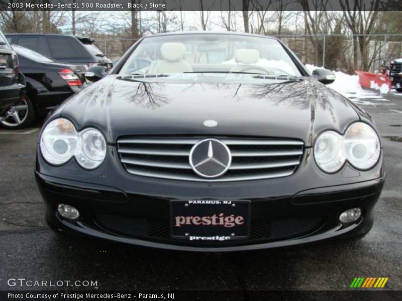 Black / Stone 2003 Mercedes-Benz SL 500 Roadster