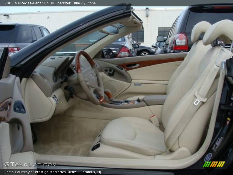 Black / Stone 2003 Mercedes-Benz SL 500 Roadster