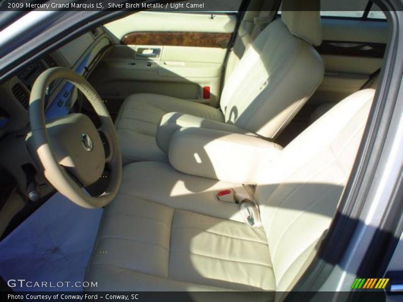 Silver Birch Metallic / Light Camel 2009 Mercury Grand Marquis LS