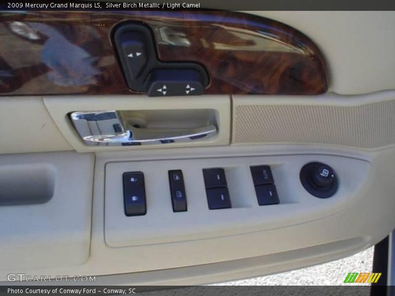 Silver Birch Metallic / Light Camel 2009 Mercury Grand Marquis LS