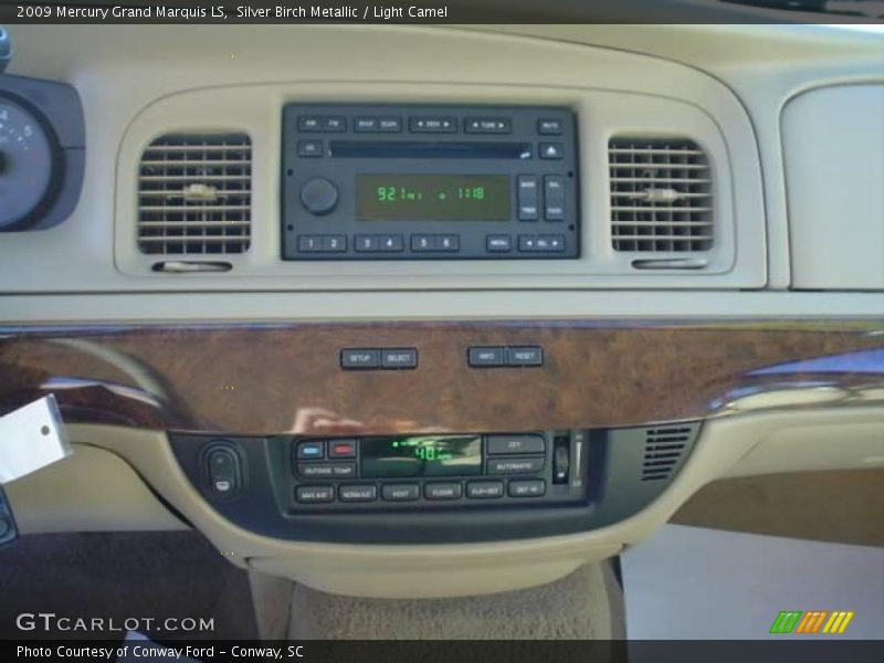 Silver Birch Metallic / Light Camel 2009 Mercury Grand Marquis LS