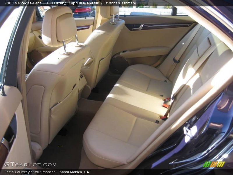 Capri Blue Metallic / Savanna/Cashmere 2008 Mercedes-Benz C 300 Luxury