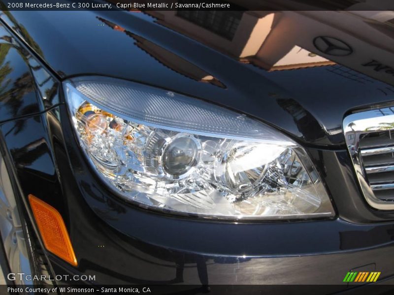 Capri Blue Metallic / Savanna/Cashmere 2008 Mercedes-Benz C 300 Luxury