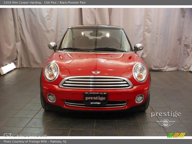 Chili Red / Black/Rooster Red 2009 Mini Cooper Hardtop