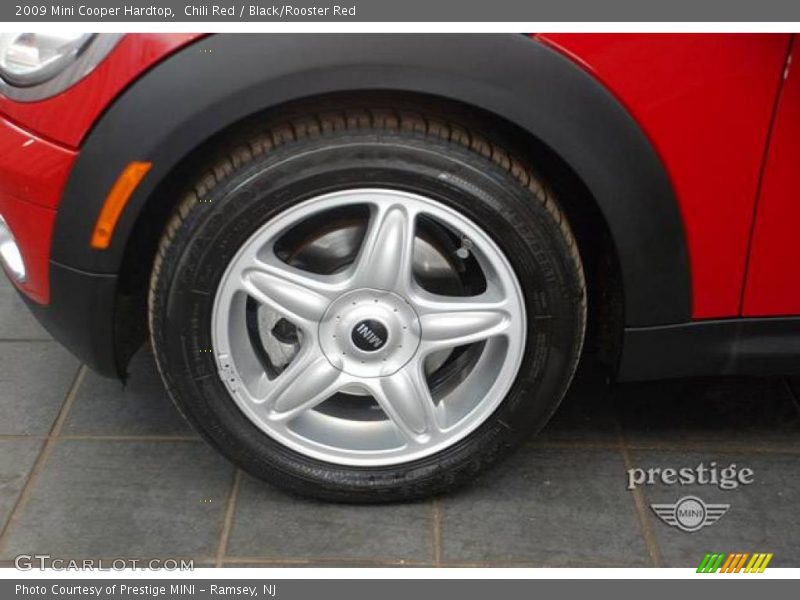 Chili Red / Black/Rooster Red 2009 Mini Cooper Hardtop