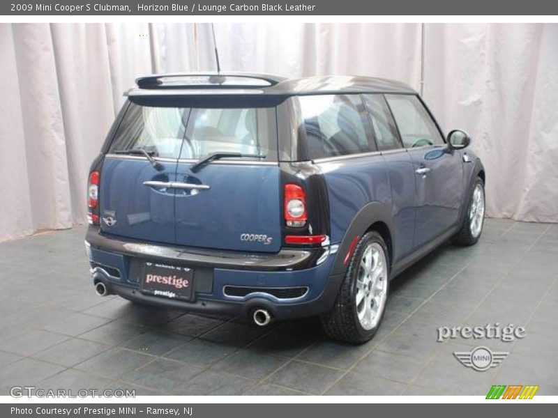 Horizon Blue / Lounge Carbon Black Leather 2009 Mini Cooper S Clubman