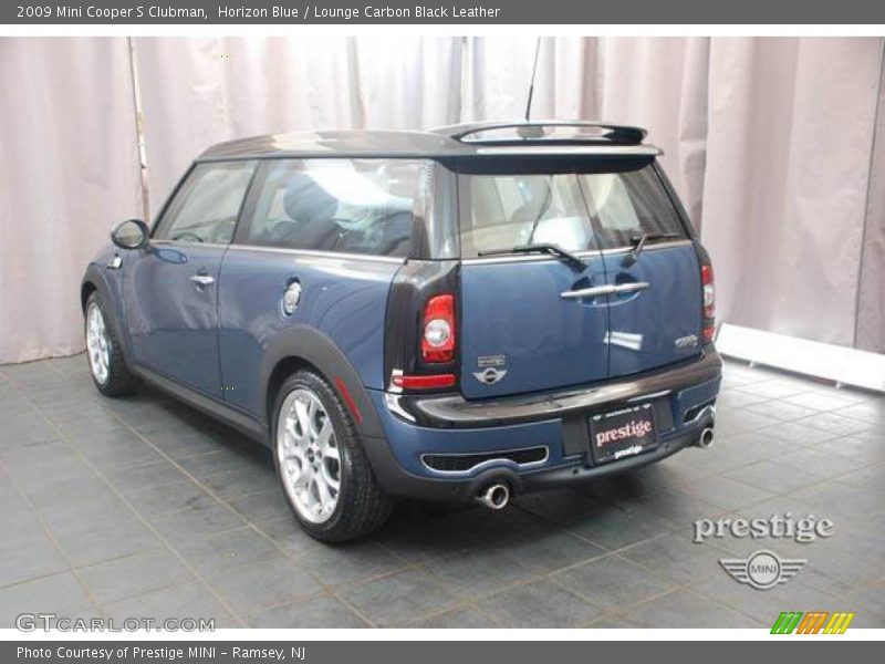 Horizon Blue / Lounge Carbon Black Leather 2009 Mini Cooper S Clubman