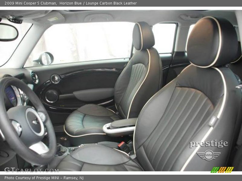 Horizon Blue / Lounge Carbon Black Leather 2009 Mini Cooper S Clubman