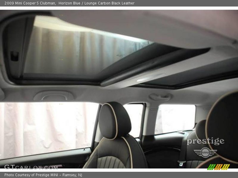 Horizon Blue / Lounge Carbon Black Leather 2009 Mini Cooper S Clubman