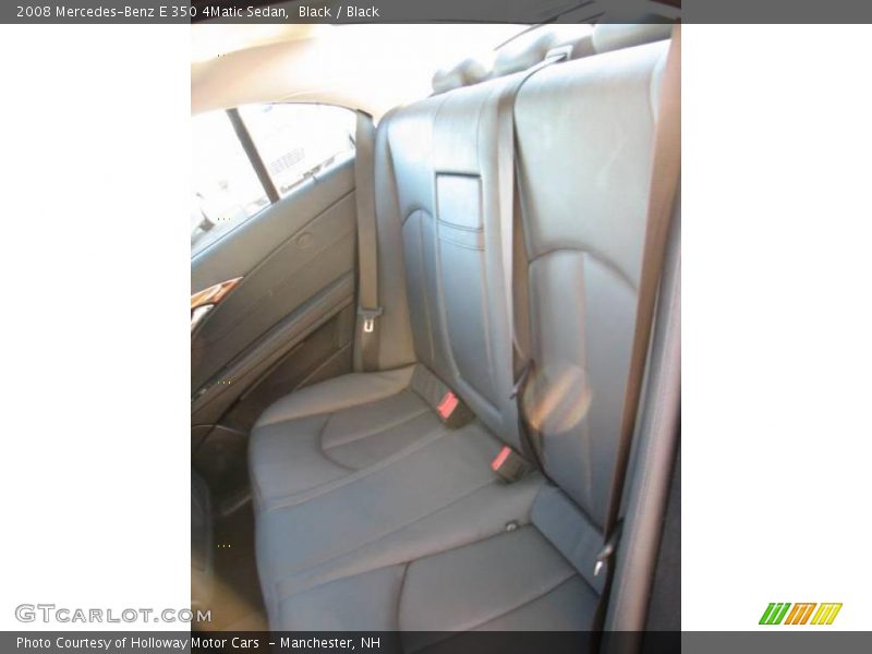 Black / Black 2008 Mercedes-Benz E 350 4Matic Sedan