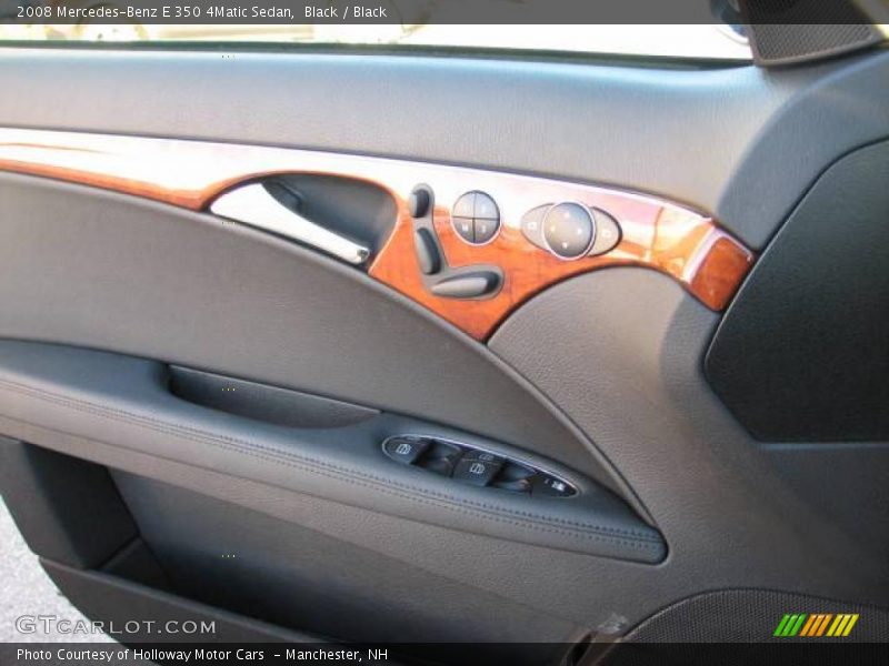 Black / Black 2008 Mercedes-Benz E 350 4Matic Sedan