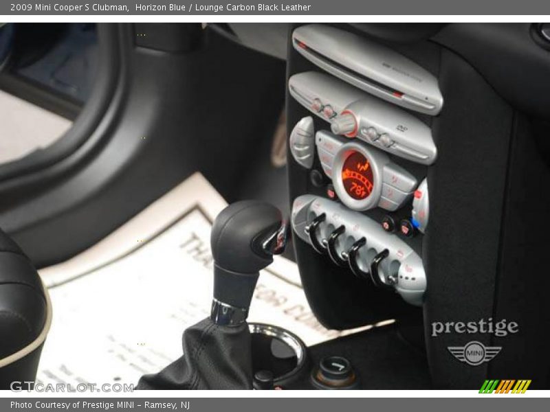 Horizon Blue / Lounge Carbon Black Leather 2009 Mini Cooper S Clubman
